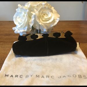 Marc Jacobs velvet clutch EUC